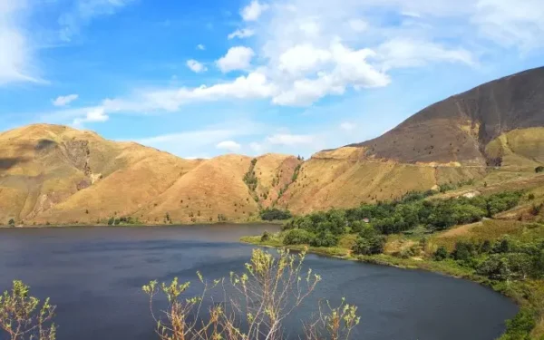 Holbung Hill, Beautiful Hill with Panorama of Lake Toba in Samosir