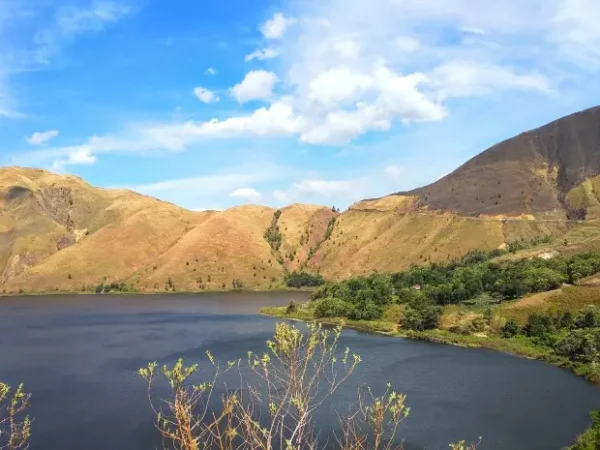 Holbung Hill, Beautiful Hill with Panorama of Lake Toba in Samosir